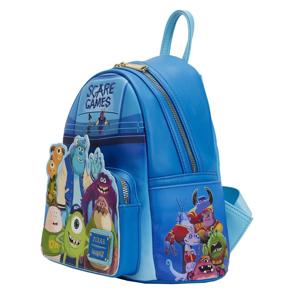 Disney Loungefly Mini Backpack - Monsters University - Scare Games - Picture 5 of 6